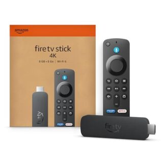 Amazon Fire TV Stick 4K, streaming device, more than 1.2 million movies and TV episodes, supports Wi-Fi 6, watch free & live TV