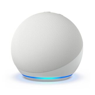 Amazon Echo Dot (newest model), Vibrant sounding Alexa speaker, Great for bedrooms, dining rooms and offices, Glacier White
