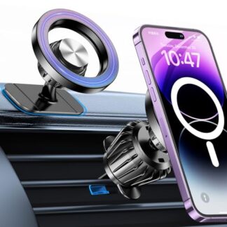 for Magsafe Car Mount【20 Strong Magnets 】Magnetic Phone Holder for Car Phone Holder Mount Dash【360°】Cell Phone Mount for Car Accessories,Car Mount for iPhone 16 Pro Max 15 14 13 12 Plus MagSafe Cases